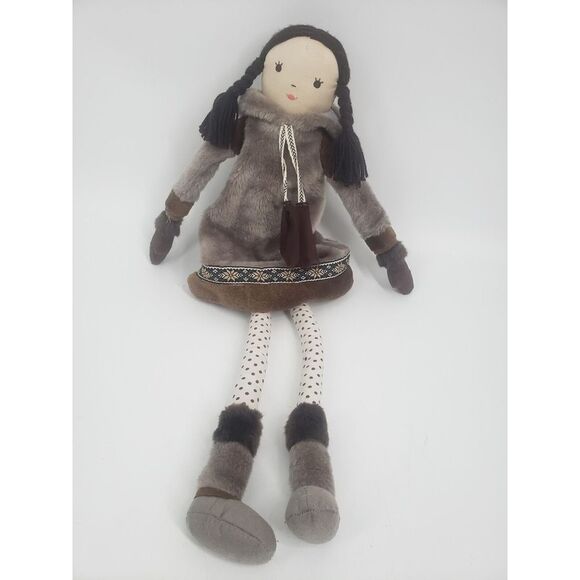 Pottery Barn Other - Pottery Barn Kids 24" Cloth Doll Eskimo Plush Toy‎